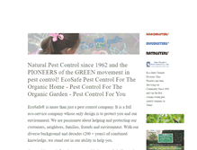 Tablet Screenshot of ecosafepest.com